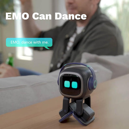 AI Desk Robot Companion - Chatgpt Enabled with Voice Commands & Dancing, Interactive AI Robot Pet with Personality, for Adults and Kids