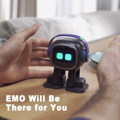 AI Desk Robot Companion - Chatgpt Enabled with Voice Commands & Dancing, Interactive AI Robot Pet with Personality, for Adults and Kids
