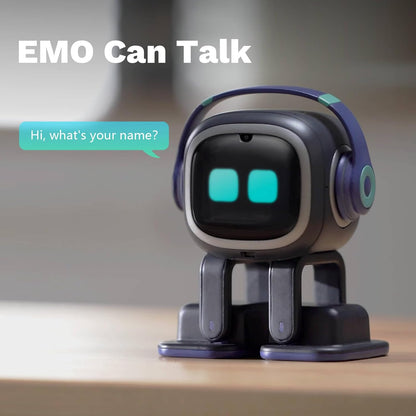AI Desk Robot Companion - Chatgpt Enabled with Voice Commands & Dancing, Interactive AI Robot Pet with Personality, for Adults and Kids
